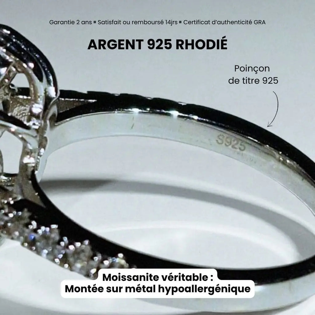 Bague solitaire : ÉTERNELLE