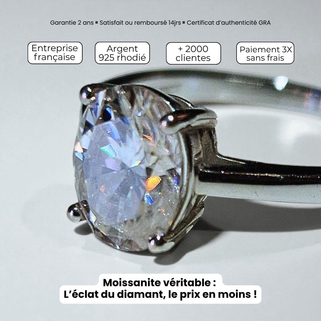 Bague ovale : DESTINÉE