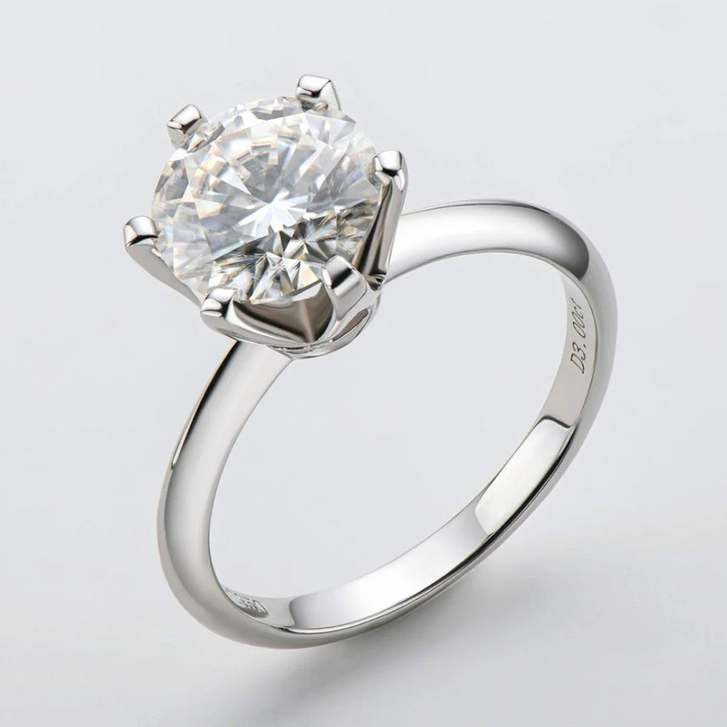 Bague solitaire : ÉTERNELLE