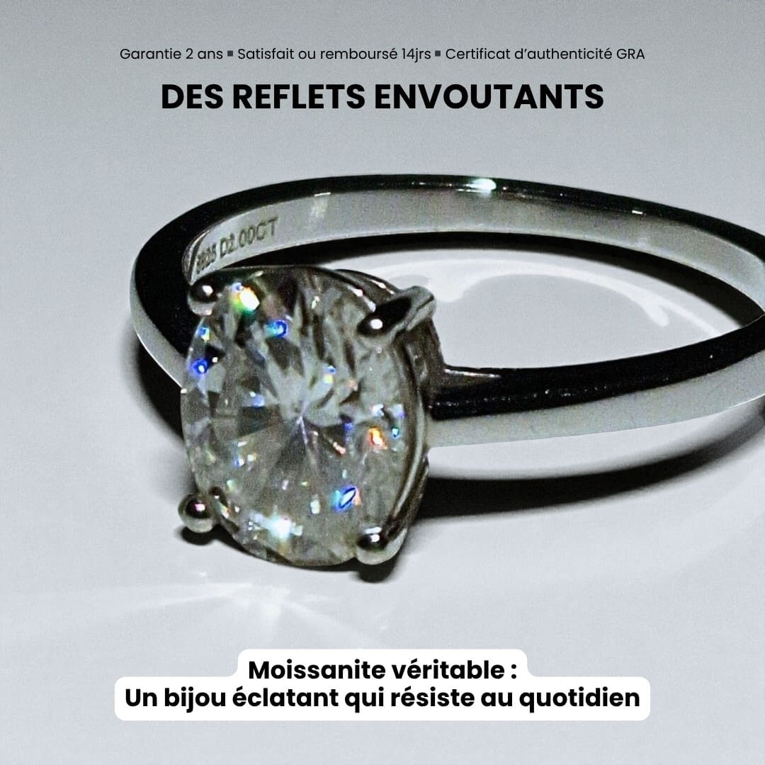 Bague ovale : DESTINÉE